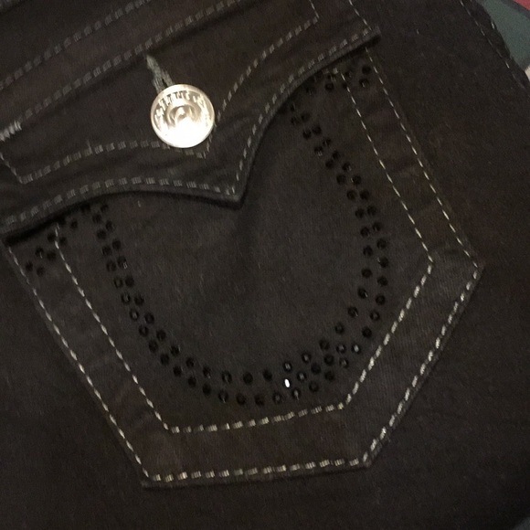 100% AUTHENTIC BLACK TRUE RELIGION DENIMS - Picture 3 of 7